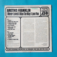 Aretha Franklin - I Never Loved a Man the Way I Love You - Vinyl Album Record