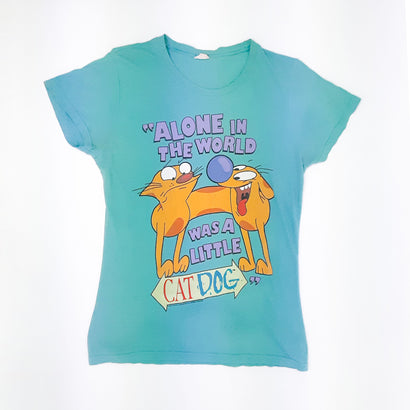 Women's Cat-Dog Blue T-Shirt