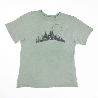 Men's Vintage Moonlit Forest Green T-Shirt