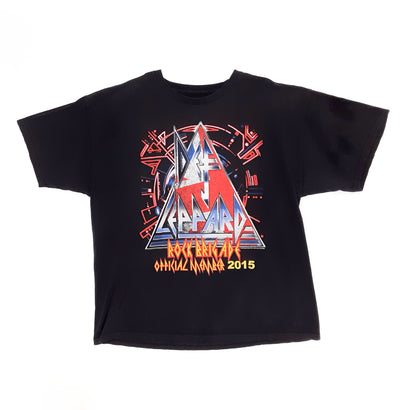 Men's Def Leppard 2015 Rock Brigade Black T-Shirt
