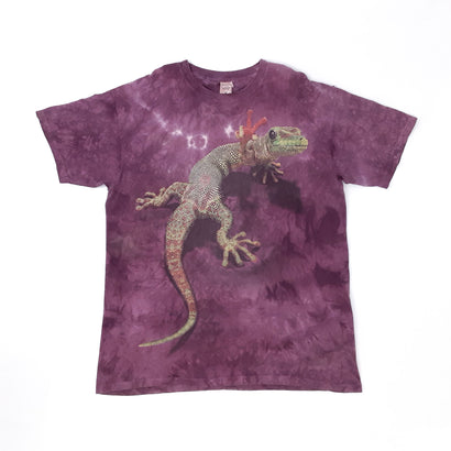 Men's Gecko Purple Tie Dye Purple T-Shirt