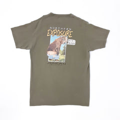 Men's Bear Juneau Alaska Olive T-Shirt