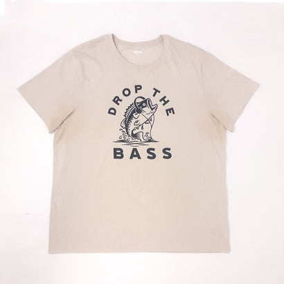 Men's Drop the Bass White T-Shirt