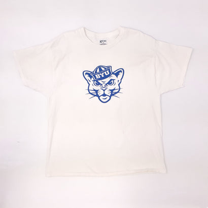 Men's BYU Mascot White T-Shirt