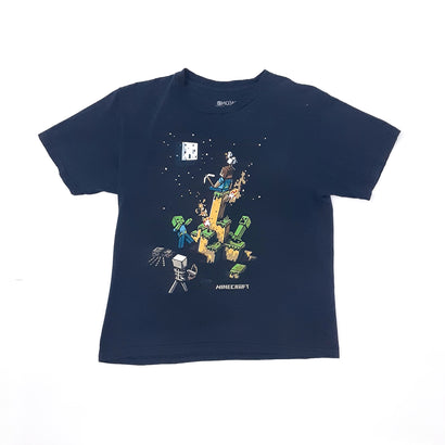 Unisex Minecraft Navy T-Shirt