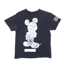 Unisex Mickey Mouse Funky Graphic Neff Black T-Shirt