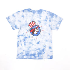 Unisex Bucee's Patriotic Tie Dye Blue T-Shirt