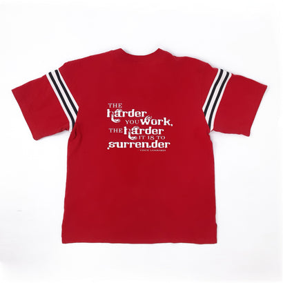 Men's Hell Week Survivor Shark - Lombardi Quote Red T-Shirt