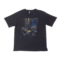 Men's Dark Theater Black T-Shirt