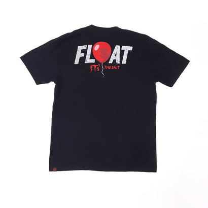 IT Red Balloon Float Black T-Shirt