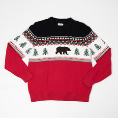 Men's Beary Merry Holiday Mutli-Colored Sweater