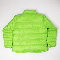 Men's Columbia Quilted Lime Green Zipper Jacket