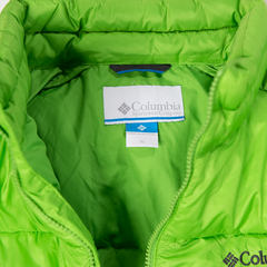 Men's Columbia Quilted Lime Green Zipper Jacket