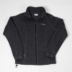 Women's Columbia Fleece Charcoal Zipper Jacket