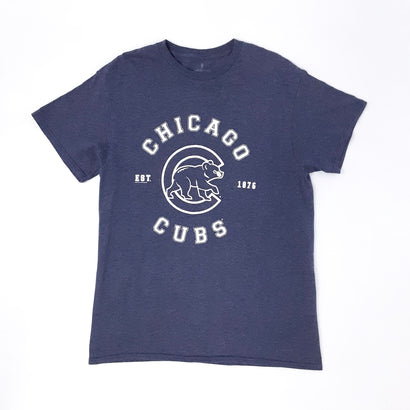Men's Chicago Cubs Est. 1876 Navy T-Shirt