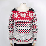 Women's Winter Holiday Print Multi-Colored Sweater