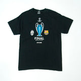 2015 UEFA Champions League Final Juventus vs. Barcelona Black T-Shirt