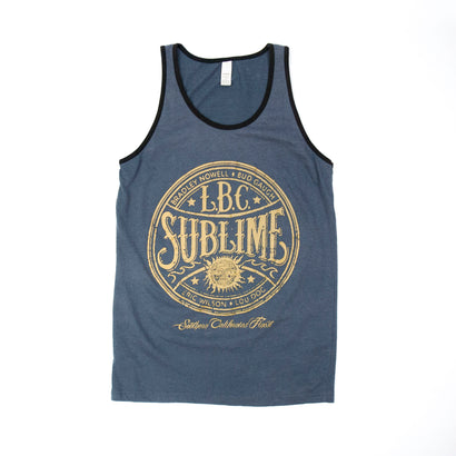 Men's Sublime Southern California's Finest Blue Tank Top