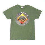 Men's Alaska Grizzly The Last Frontier Olive T-Shirt
