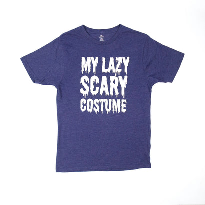 Unisex My Lazy Scary Costume Blue T-Shirt