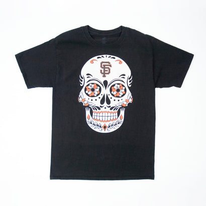 Men's SF Giants Dia de Los Muertos Black T-Shirt
