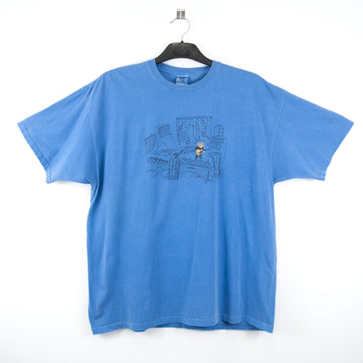 Men's Pat Metheny Orchestrion World Tour 2010 Blue T-Shirt