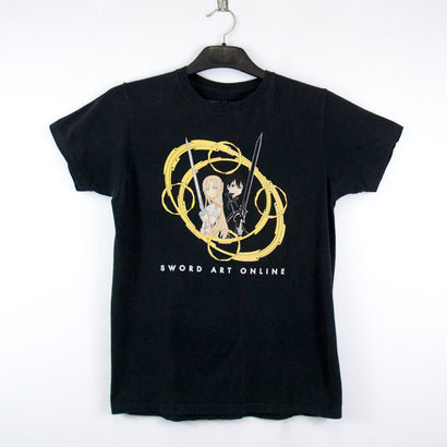 Unisex Sword Art Online Black T-Shirt