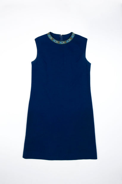 Women's Sheath Blue Dress