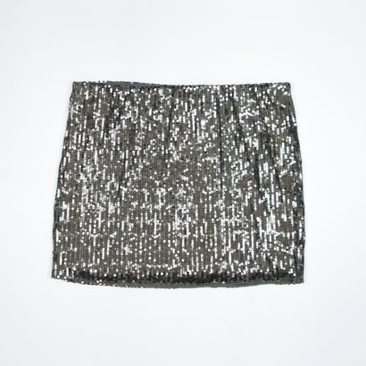 Women's Silver Sequins Skirt