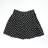Women's Polka Dot Circular Black Skirt
