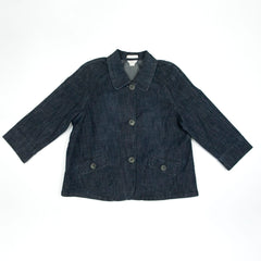 Women's A-Line Denim Blue Jacket