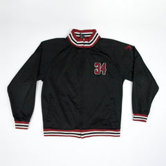 Men's Shaq Brand #34 Black Lightweight Jacket