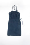 Women's Wrap Denim Blue Dress