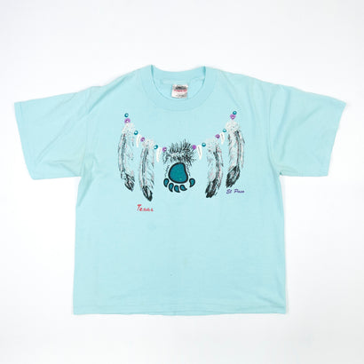 Unisex Vintage Native American Necklace - El Paso Blue T-Shirt