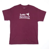 Men's Lehi Rodeo Round-Up - Est. 1937 Burgundy T-Shirt
