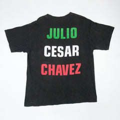 Men's Vintage Julio Cesar Chavez The Fight 1993 Brockum Worldwide Black T-Shirt