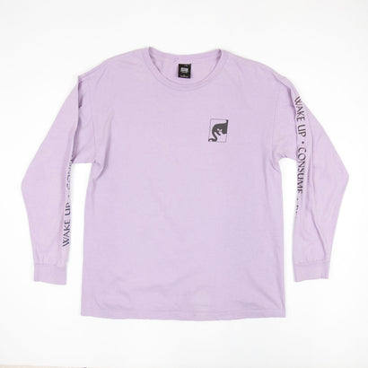 Men's Vintage Obey - Wake Up, Consume, Repeat Purple T-Shirt