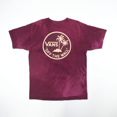 Men's Vans Off The Wall - Island - Tie Dye Burgundy T-Shirt