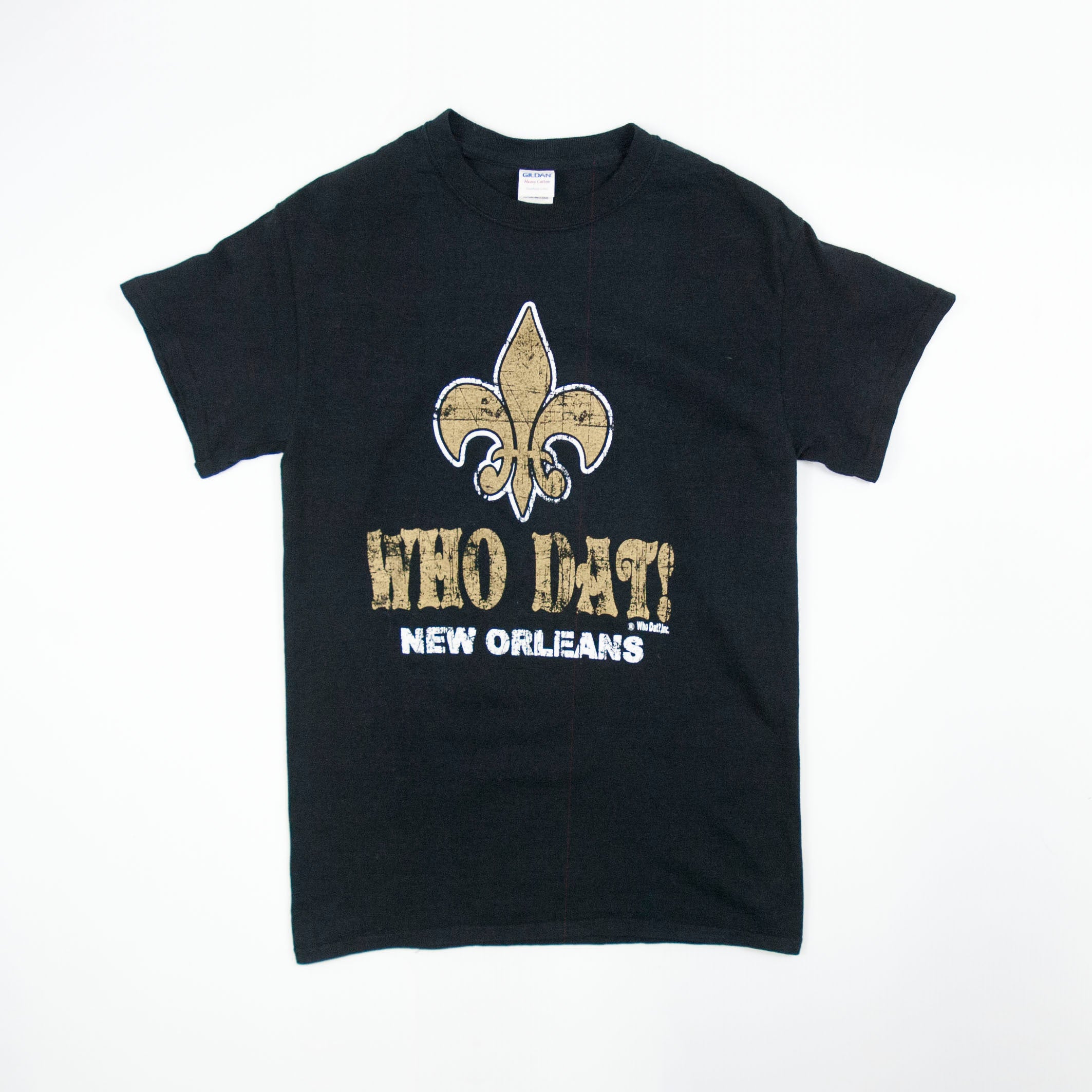 Men's New Orleans Saints - Who Dat! Black T-Shirt – MendedEarth