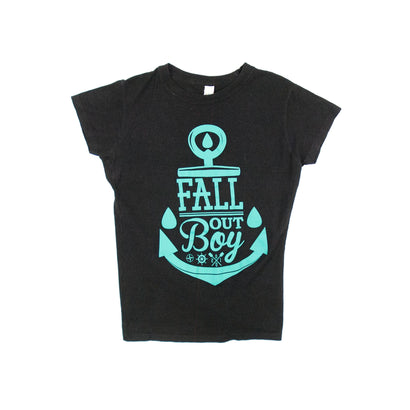 Women's Fall Out Boy - Anchor 2010 Black T-Shirt