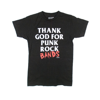 Men's Blink-182: Thank God For Punk Rock Bands Black T-Shirt