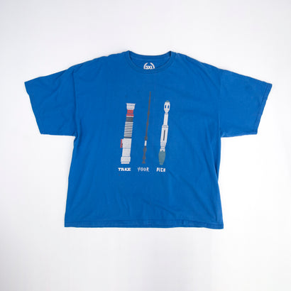 Men's Star Wars Light Sabers - Take Your Pick Blue T-Shirt