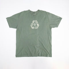 Men's Save What's Left Recycle - Environmental Sustainability - Organic Green T-Shirt