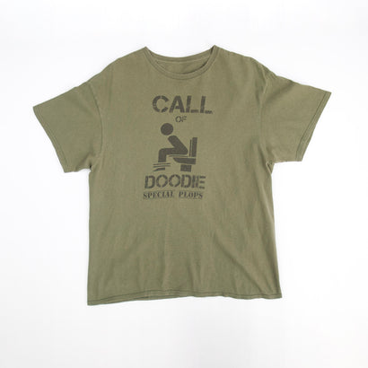 Men's Call Of Doodie - Special Plops Olive T-Shirt