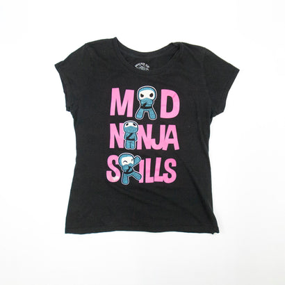 Women's Mad Ninja Skills Black T-Shirt