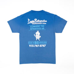 Men's WeNeedAir.com - We Cool People Blue T-Shirt