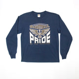 Men's Coronado Basketball Pride of the Westside Long Sleeve Navy T-Shirt
