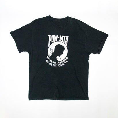 Men's POW*MIA - You Are Not Forgotten Black T-Shirt