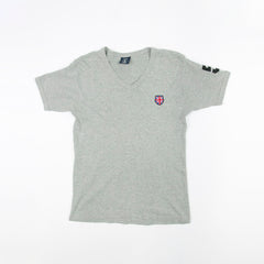 Men's United Kingdom - #5 Gray V-Neck T-Shirt