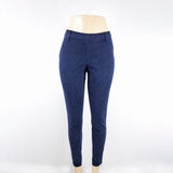 Women's Snake Print Blue Pants